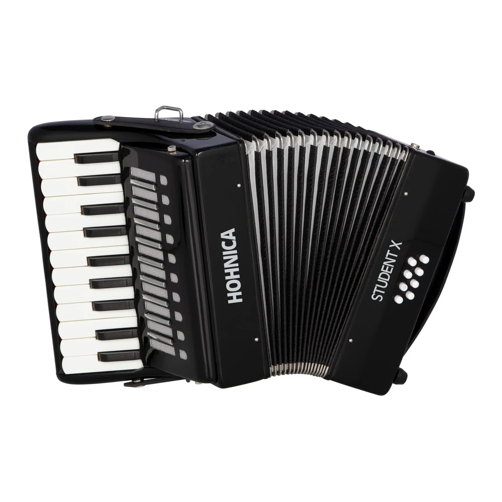 Hohner 30 Key Student X Piano Accordion (Black)