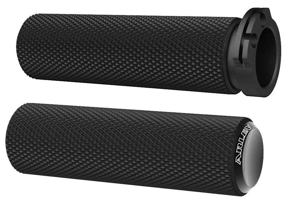 2018-2021 for Harley Softail Slim FLSL ARLEN NESS Grips Knurled TBW Black 07-327