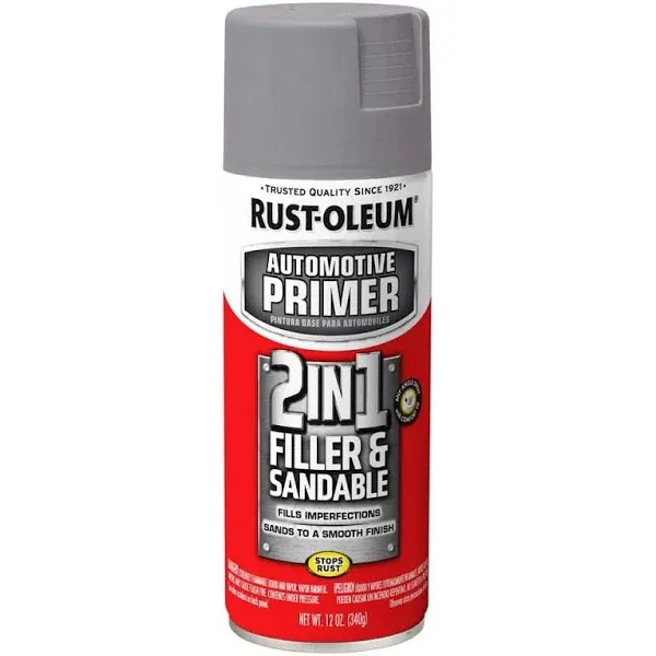 Rust-Oleum Automotive 2 in 1 Filler and Sandable Primer Spray