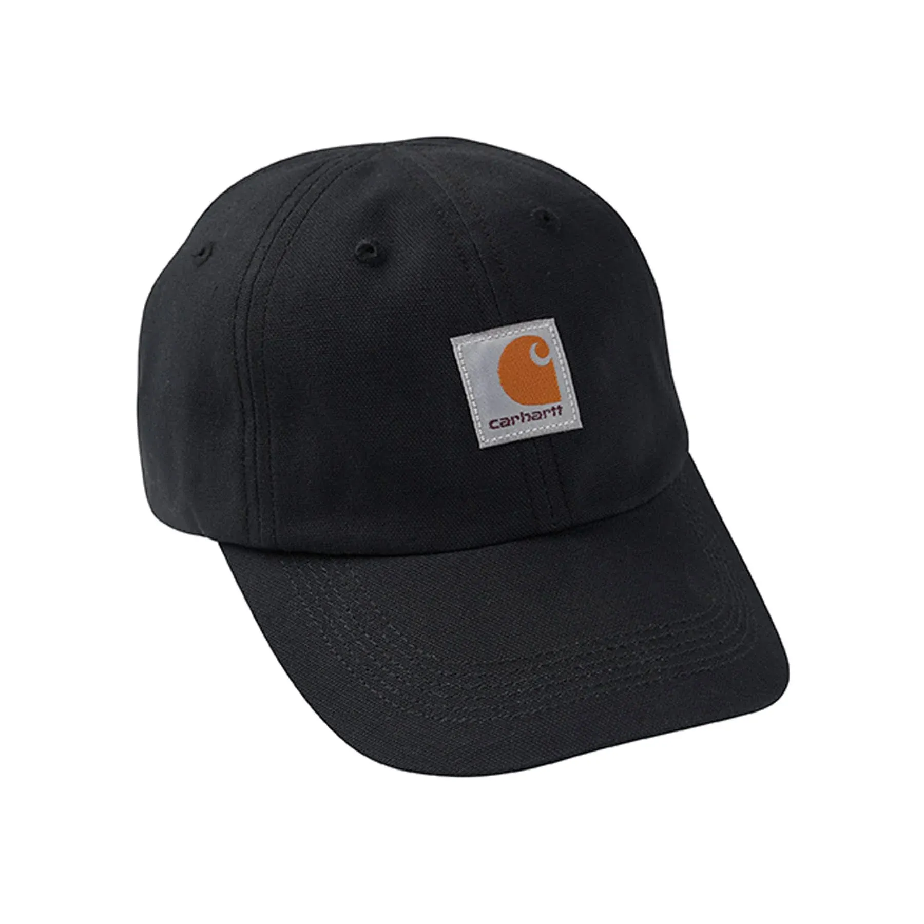 Carhartt Kids' Caviar Black Signature Canvas Cap