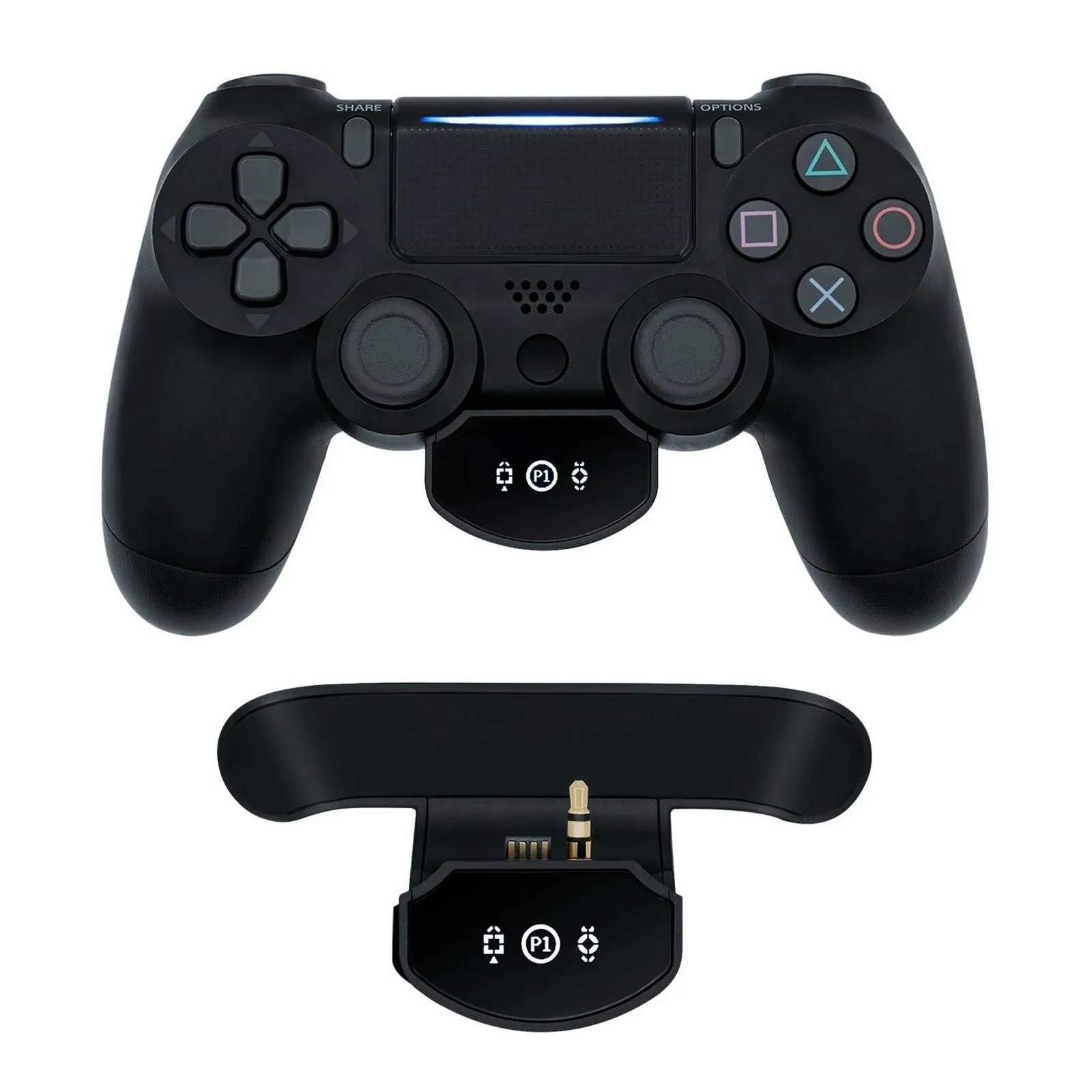 Mcbazel Back Button Attachment with OLED Display for PS4 Controller, Programmable ...