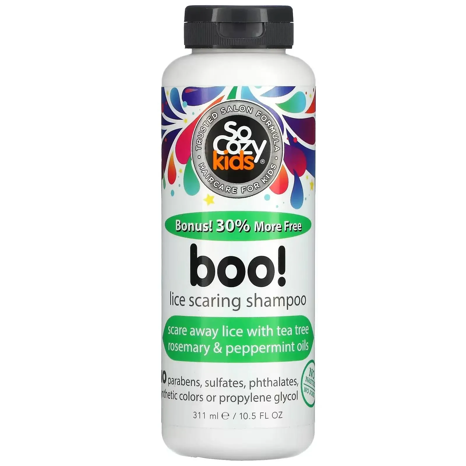 SoCozy Kids Boo! Lice Scaring Shampoo 10.5 fl oz