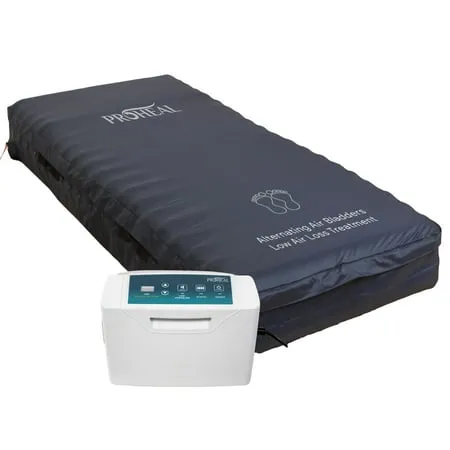 Proheal Low Air Loss Alternating Pressure Air Mattress with Pump 8" Thick - Stages I-IV - Bed Size: 36” x 80”