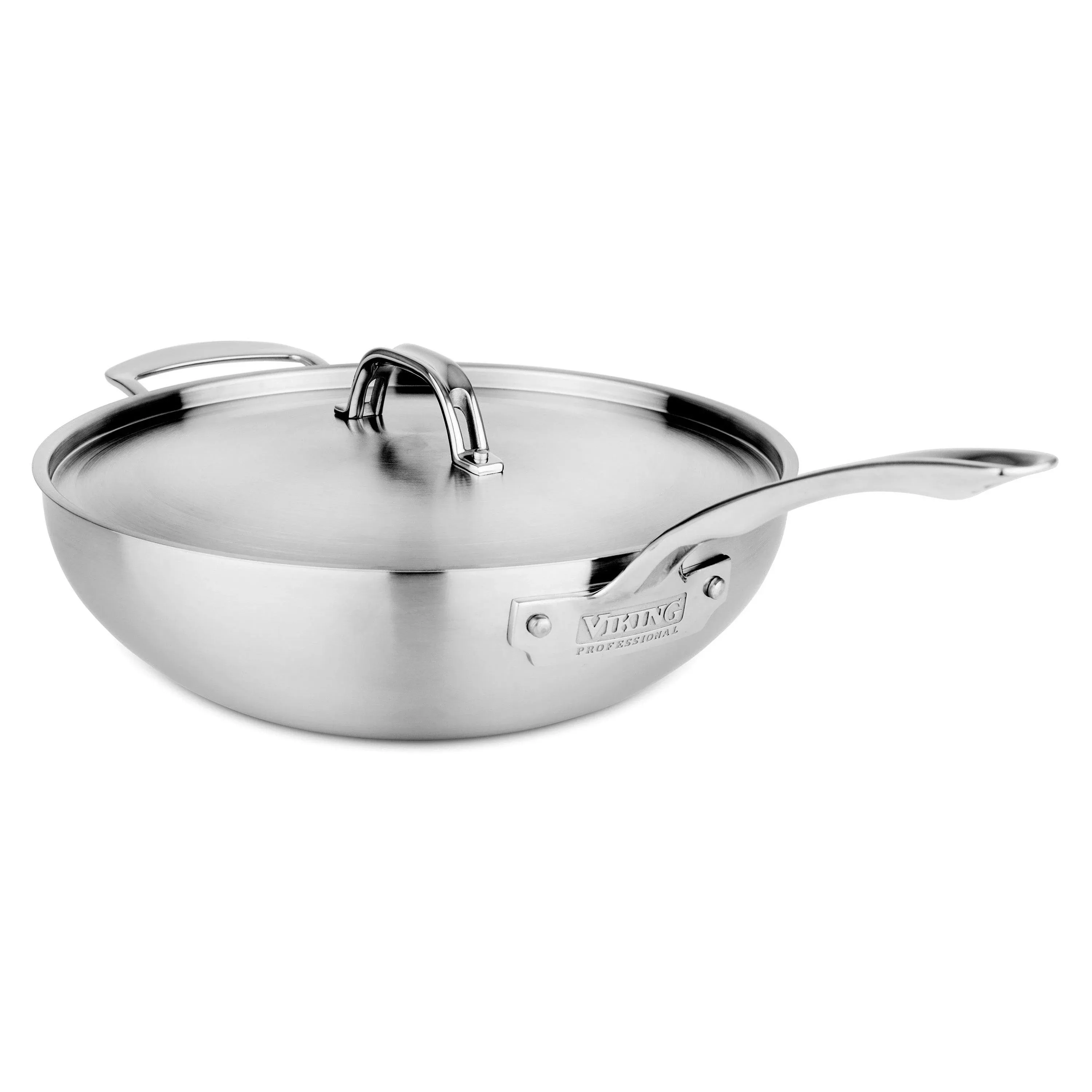 Viking Professional 5-Ply 12-Inch Stainless Steel Chef's Pan