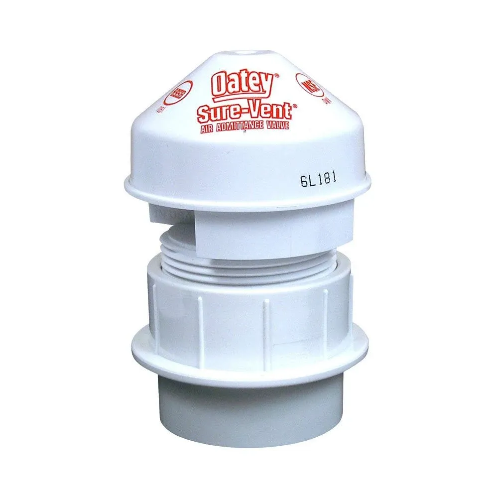 Sure Vent, 6 Dfu 1-1/2", 90 PVC Adptr