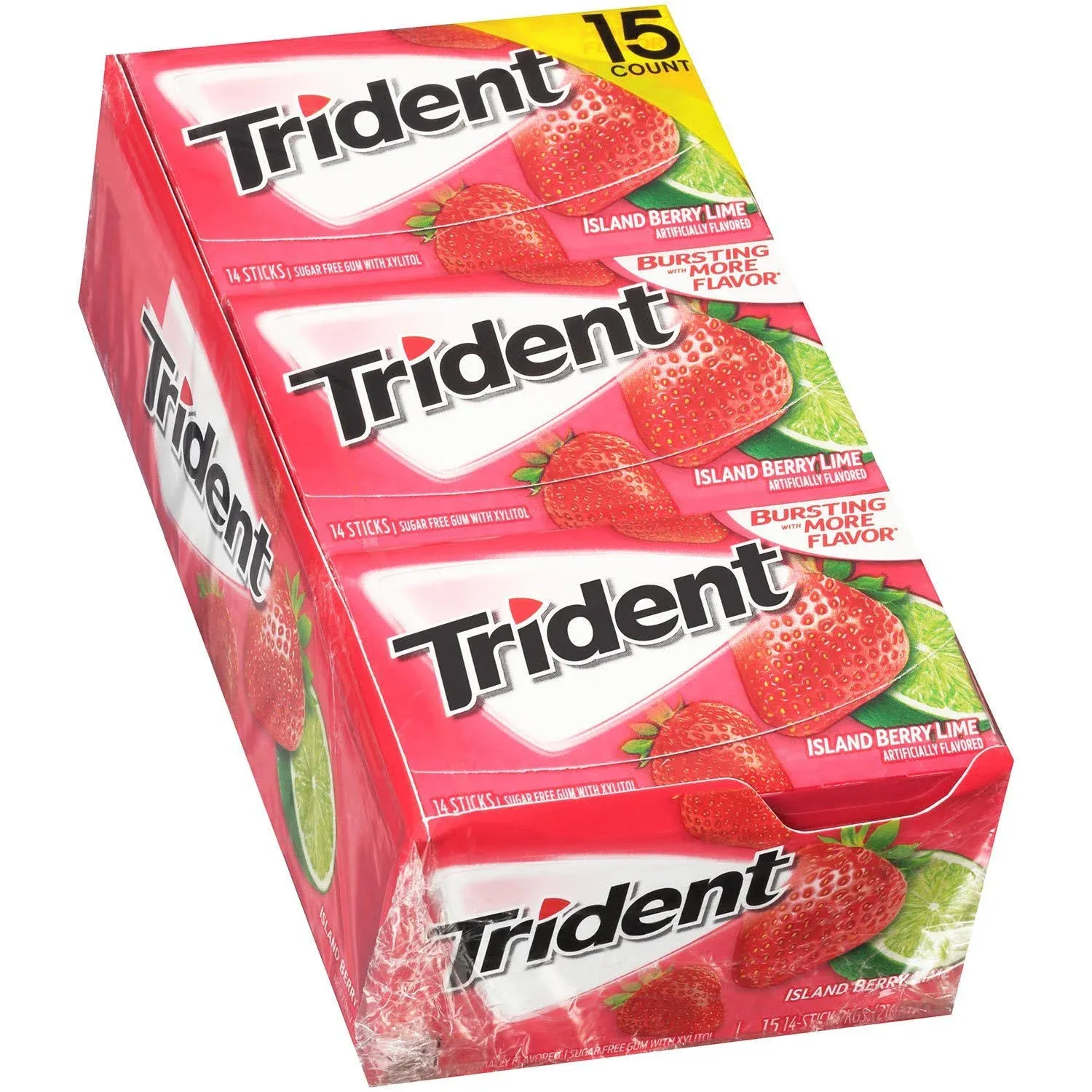 Trident Island Berry Lime Sugar Free Gum