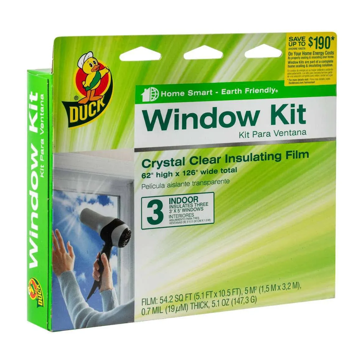 Duck Indoor 10-Window Shrink Film Kit