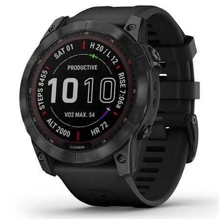 Garmin Fenix 7X Sapphire Solar - Black