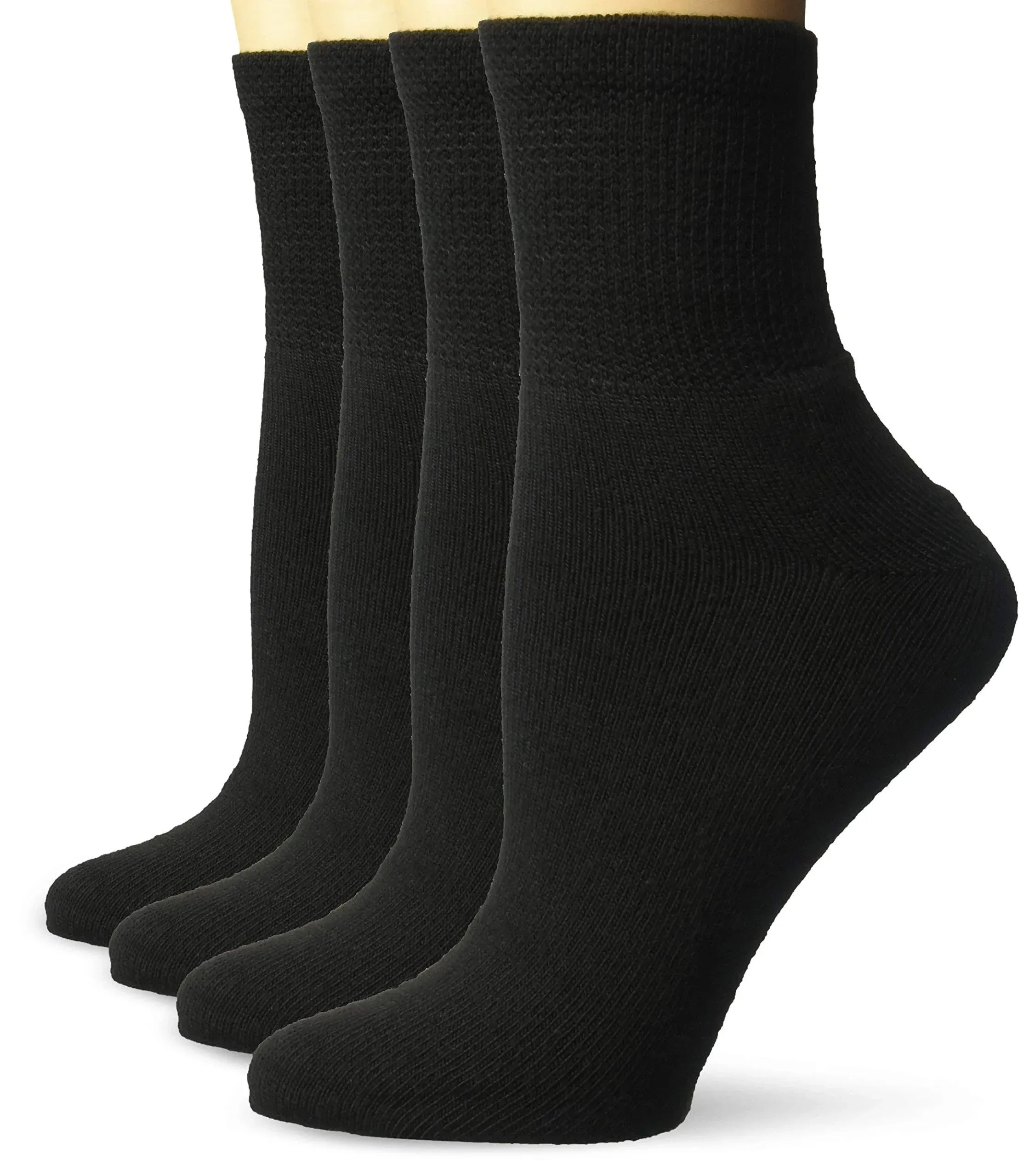 Dr. Scholl's Women's Diabetes and Circulatory Ankle Socks 4 Pair