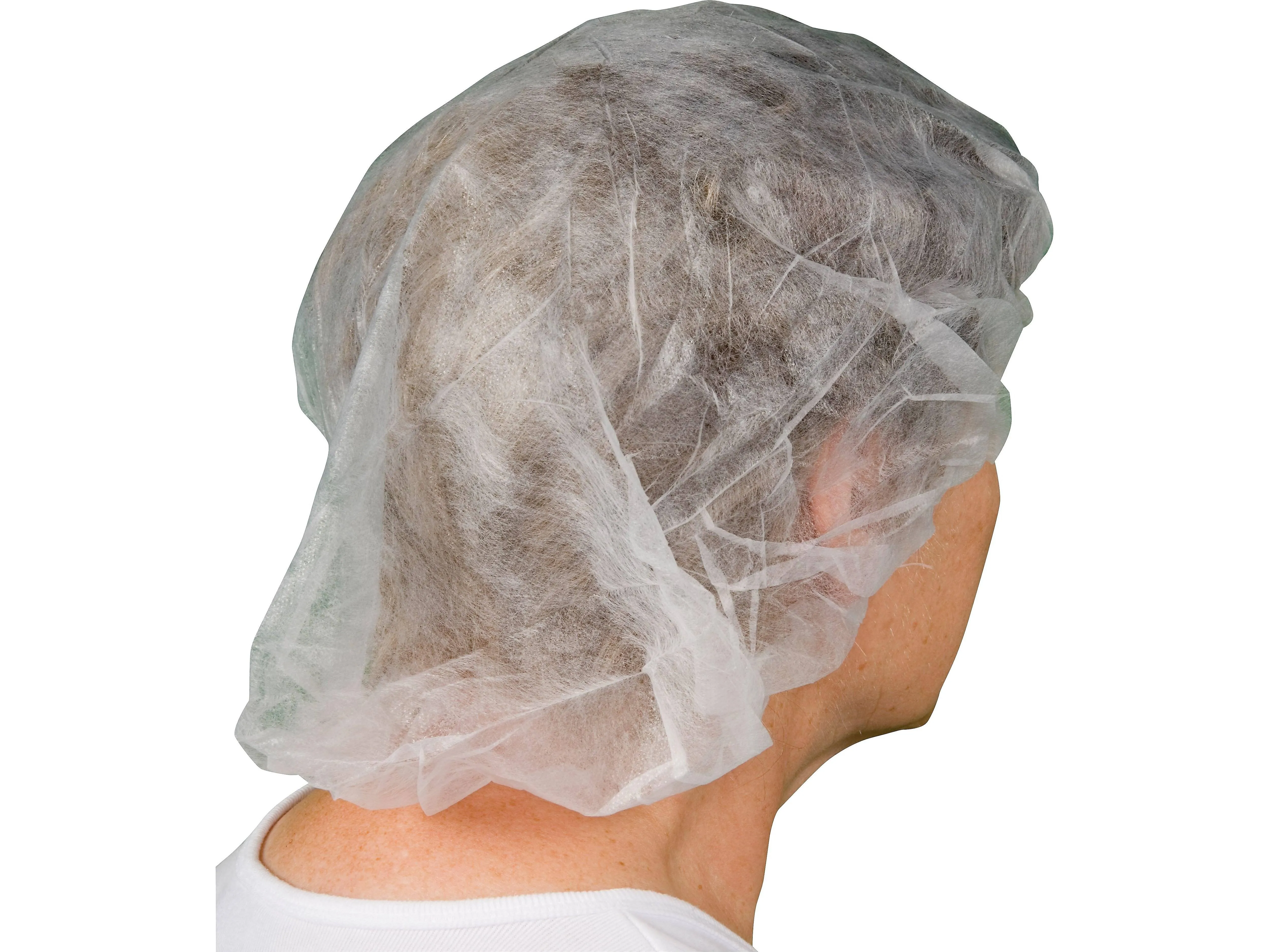 Ambitex BC Series Polypropylene Hair Nets, White, 1000/Carton (BC21/1000)