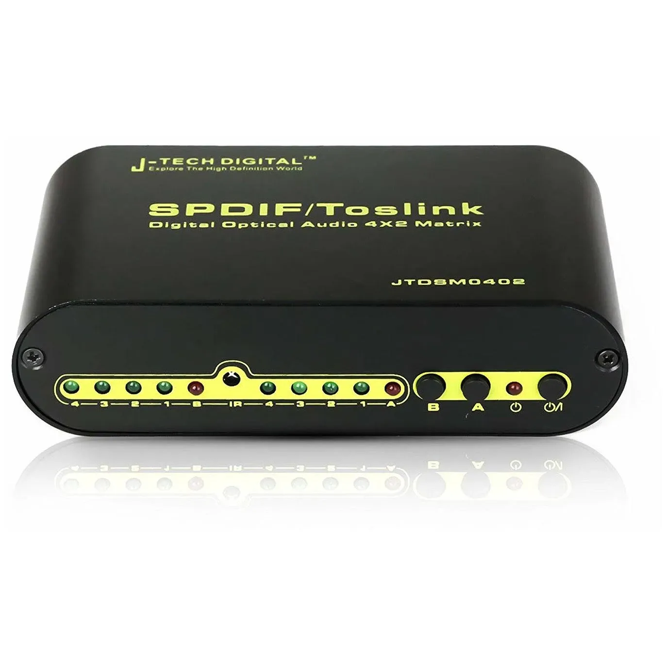 Portta APET0402TP Premium Quality SPDIF TOSLINK Digital Optical Audio 4x2 