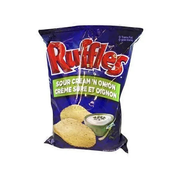 Ruffles Potato Chips Sour Cream Onion