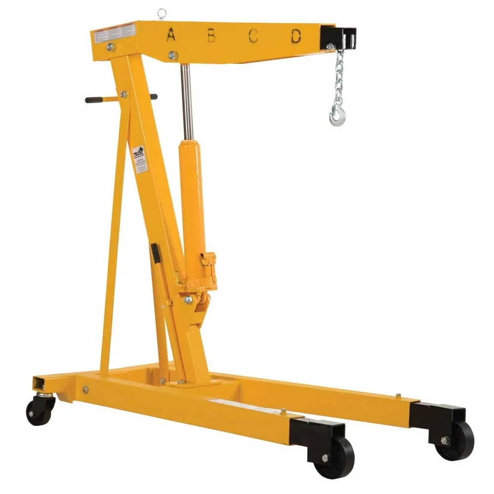 Vestil EHN-60-T Heavy-Duty Hydraulic Telescoping Crane Engine Hoist - 6,000 lb. Capacity