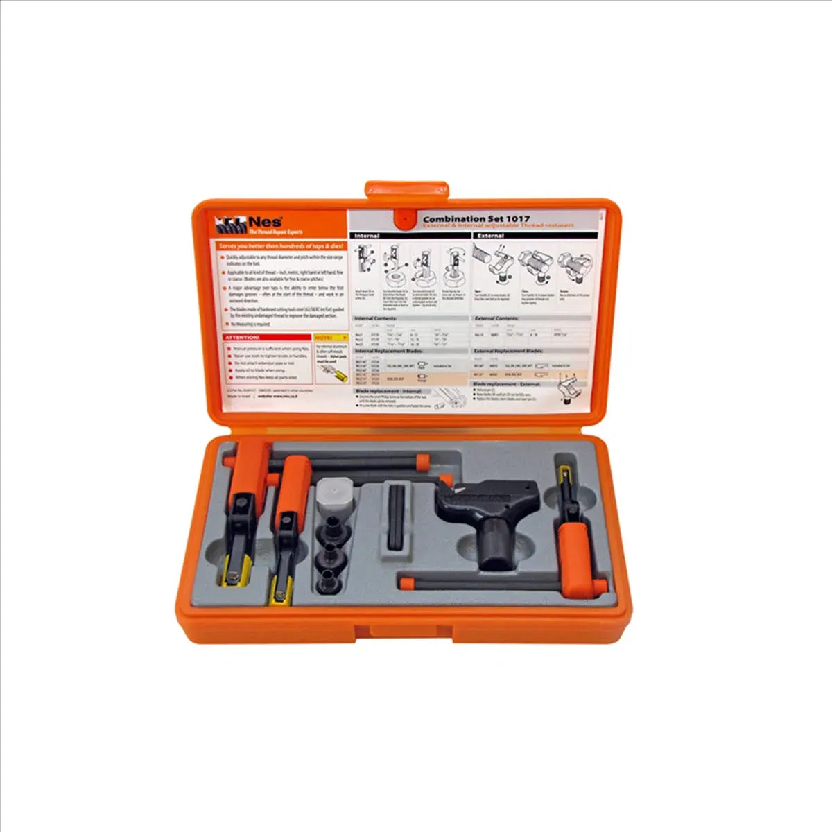 4-Piece External-Internal Thread Repair Set