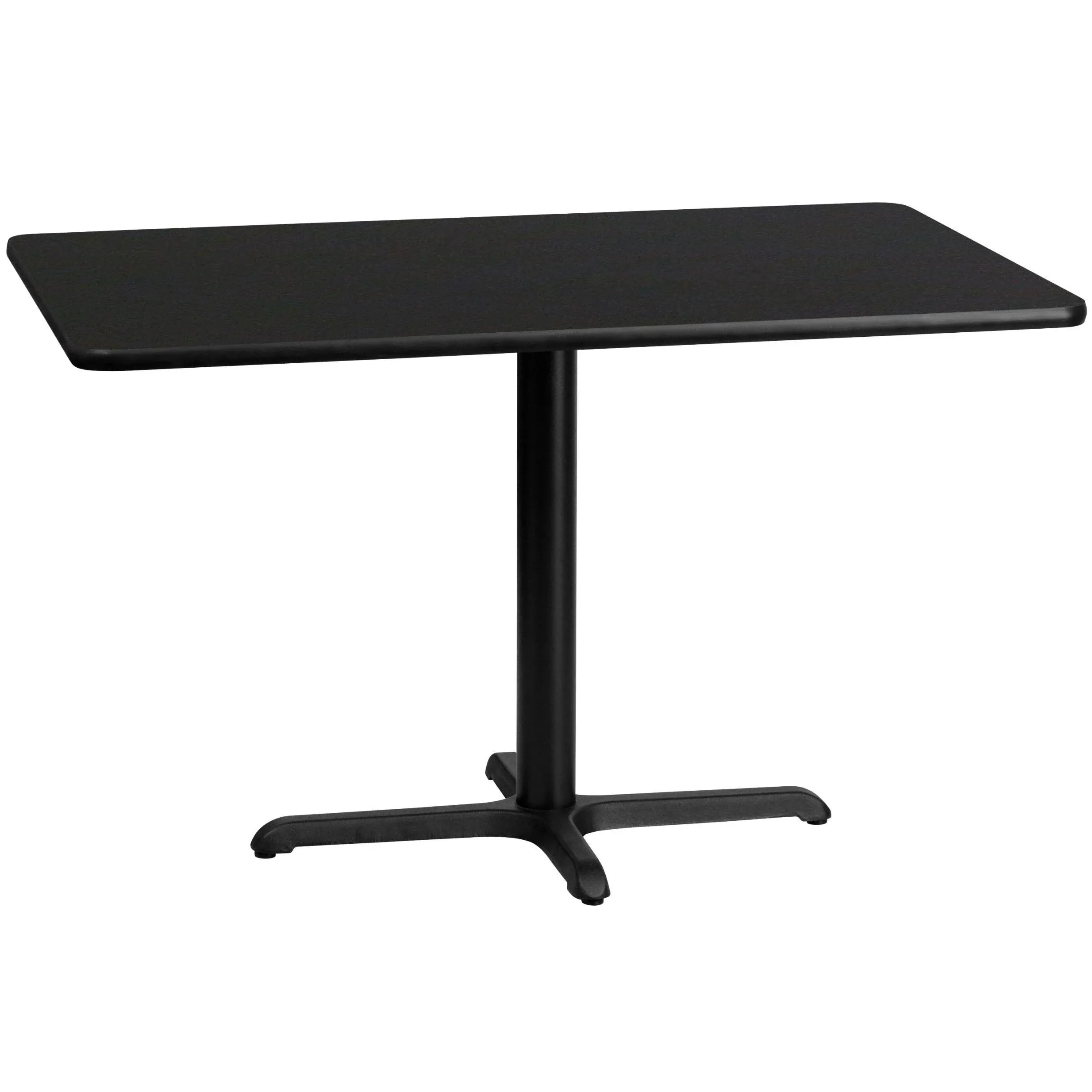 Flash Furniture 30'' x 48'' Rectangular Laminate Table Top with 23.5'' x 29.5'' Table Height Base