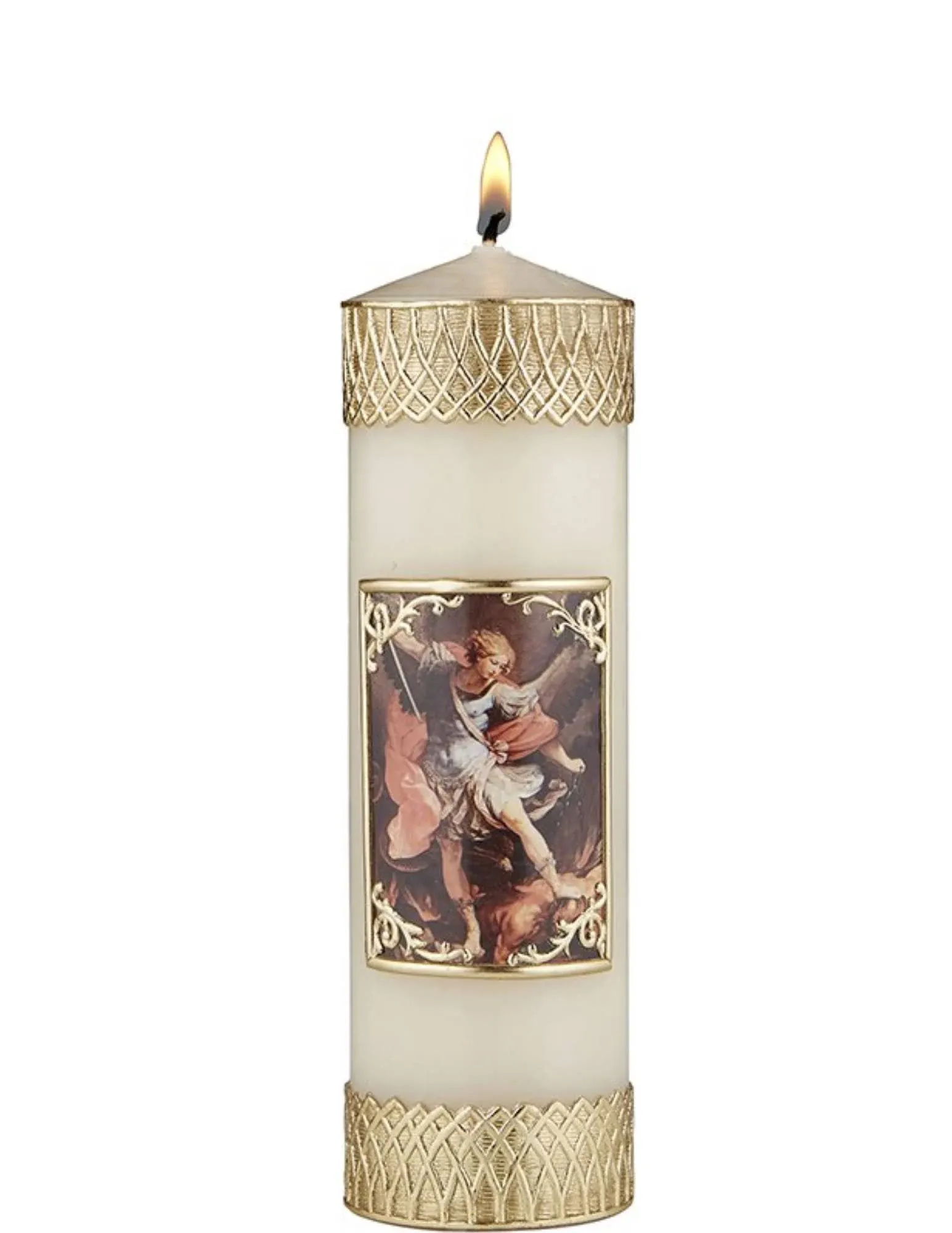 7 3/4" H St. Michael Devotional Candle