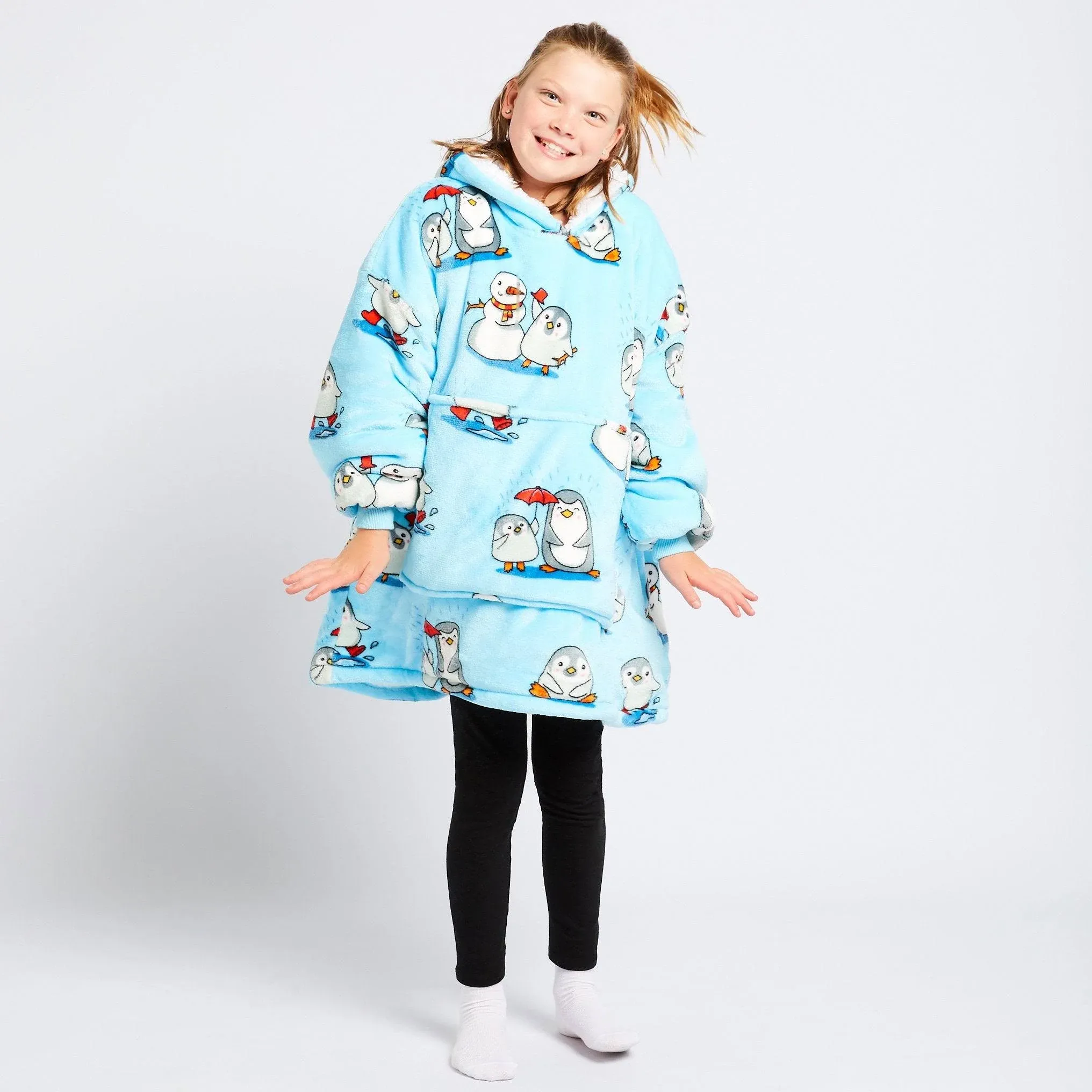 The Oodie Blanket Hoodie Premium Wearable Blanket Adult & Kids