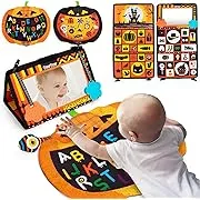 Halloween Baby Toys Tummy Time Mirror Black And White High Contrast