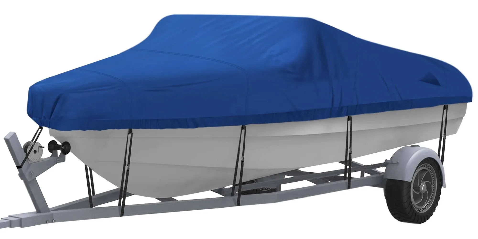 NEXCOVER Trailerable Boat Cover, Length: 17A-19A Beam Width: Up to 96A ...