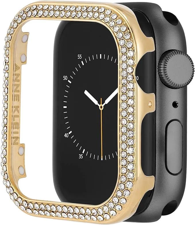 Anne Klein Premium Crystal Bumper, Compatible with Apple Watch, Seamless Fit, Easy Installation, Bumper for Apple Watch