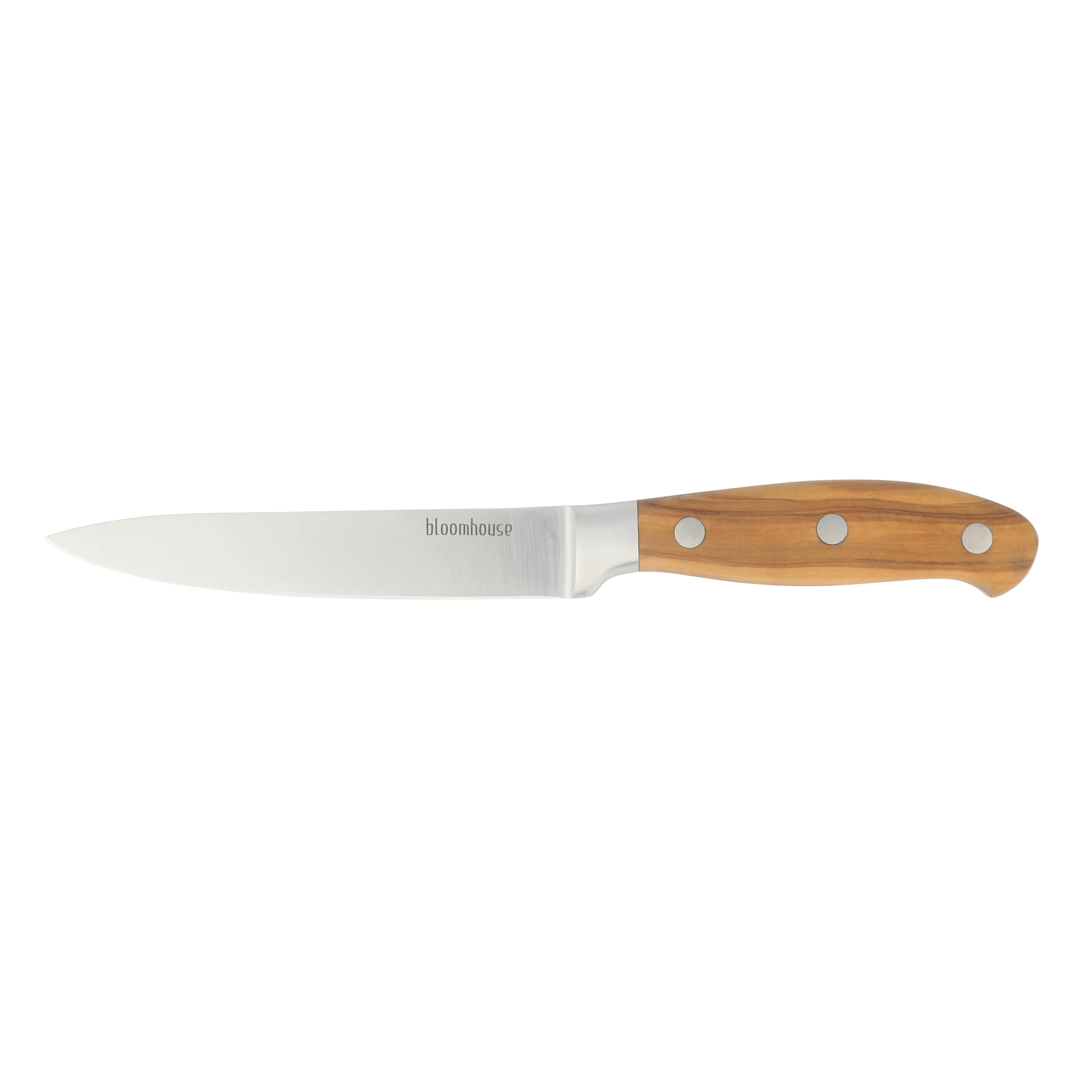 Oprah's Favorite Things - 5 Inch German Steel Utility/Boning Knife W/Italian Olive Wood Forged Handle