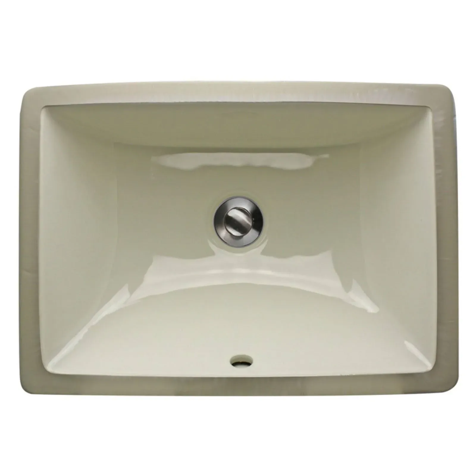 Nantucket Sinks Great Point Undermount Ceramic Sink, Bisque