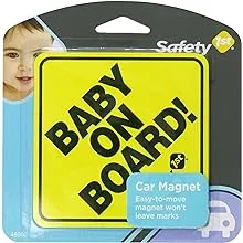 Safety 1st Baby On Board Sign Yellow Brand New In Package With Suction Cup