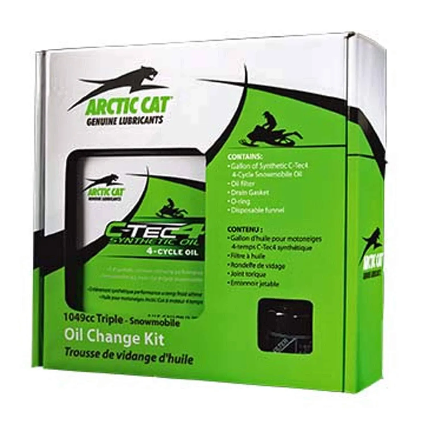 Arctic Cat 4-Cycle Synthetic C-Tec4 Oil Change Kit - 998 1049 Yamaha Triple 7000 ...