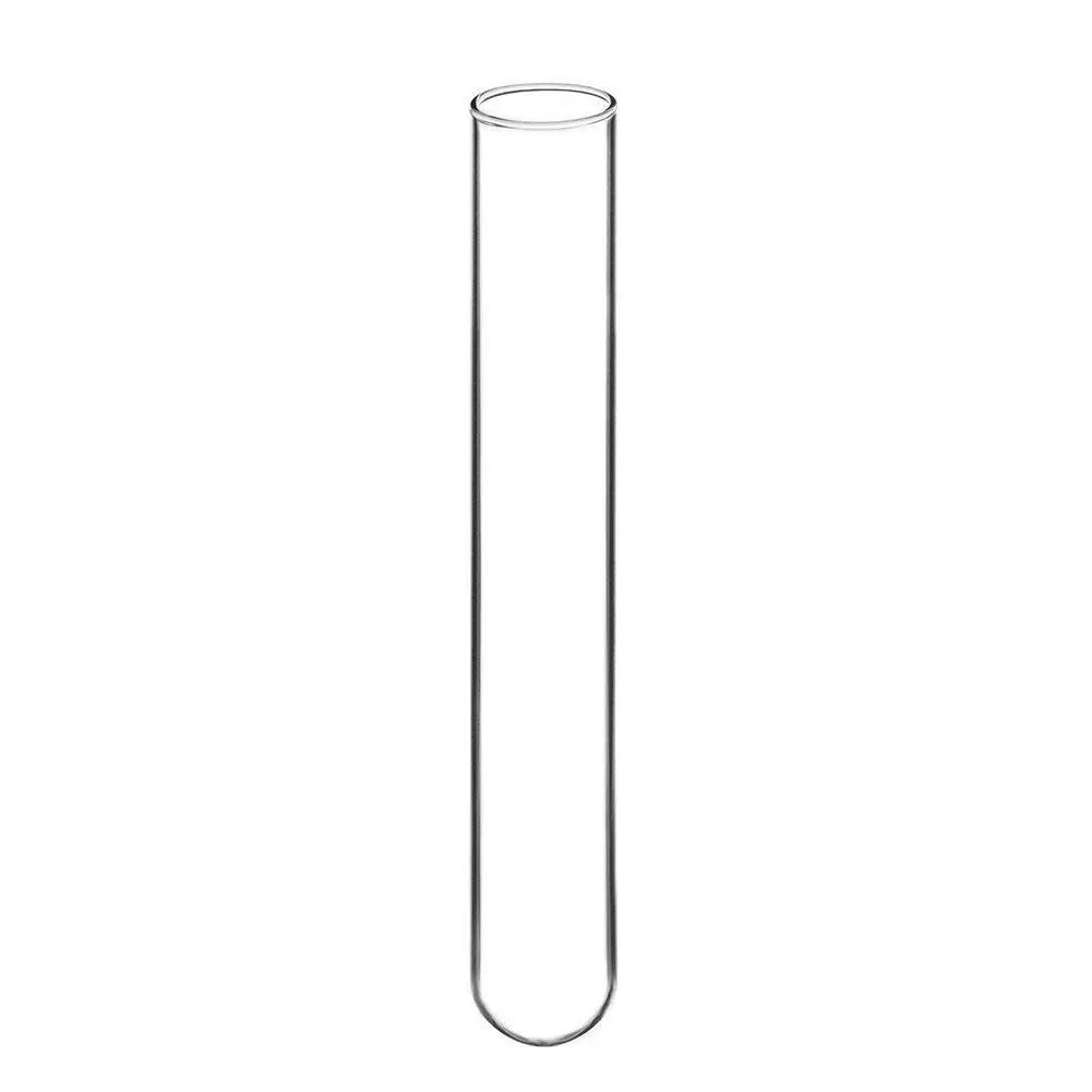 StonyLab Borosilicate Glass Round Bottom Test Tubes, 20mm OD x 150mm Length (Pack ...