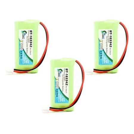 3x Pack - AT&T CL82409 Battery - Replacement for AT&T Cordless Phone Battery (700mAh 2.4V NI-MH)