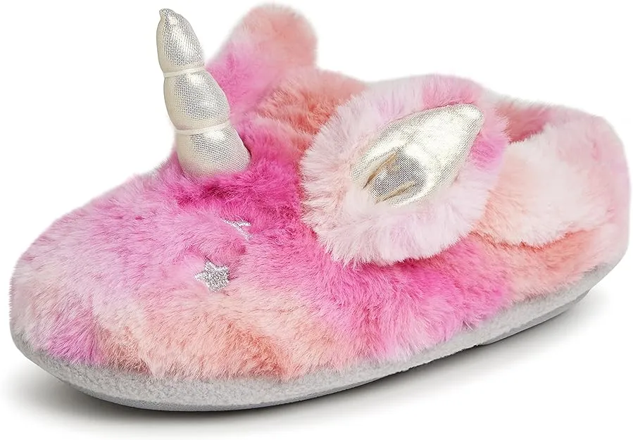 Dearfoams Toddler & Little Kid & Big Kid Peyton Animal Clog Slippers