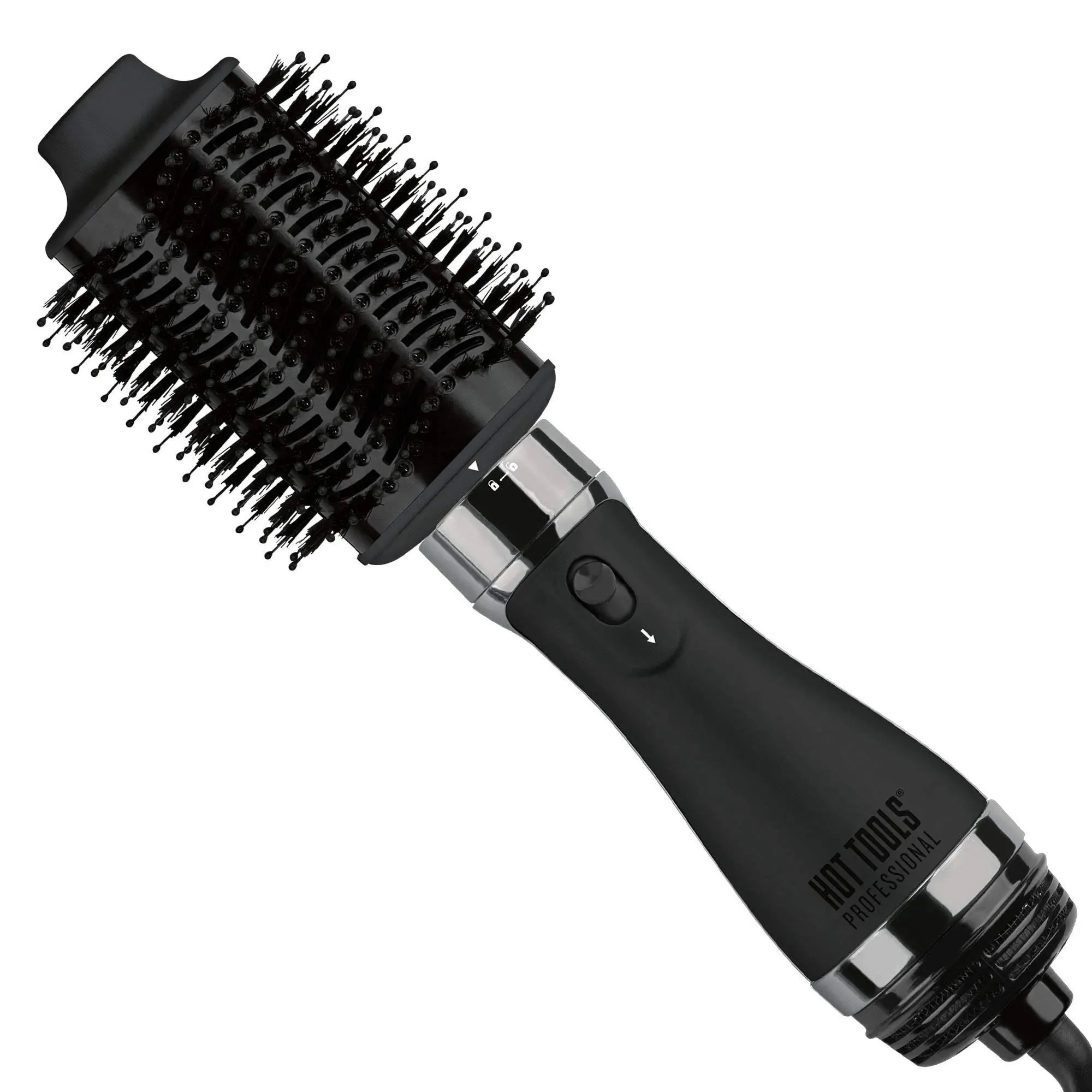 HOT TOOLS Professional Black Gold Detachable One-Step Volumizer and Hair Dryer, 2.8 inch Barrel