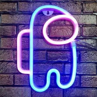 QiaoFei Alien Neon Sign Lights Astronaut Neon Signs with USB or astronaut