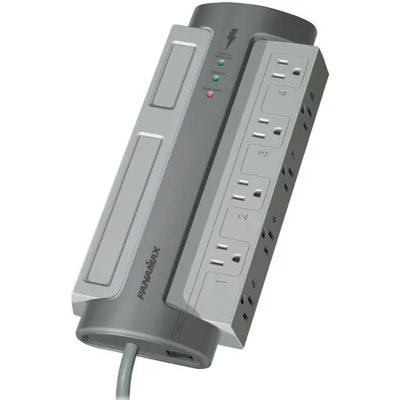 MAX M8-EX 8-Outlet Surge Protector with Circuitry Protection