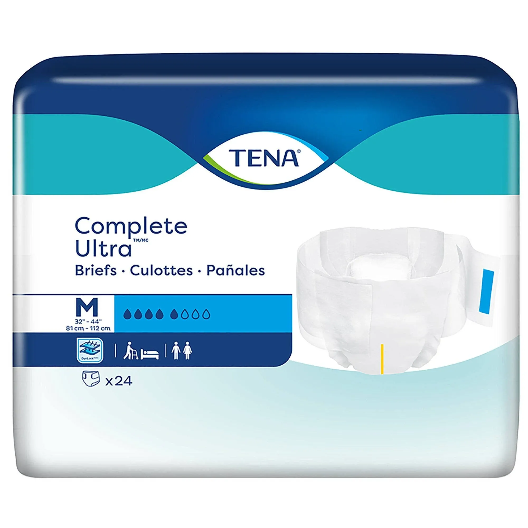 Essity 61092 - TENA Complete Ultra Brief, XXL 58" - 69", 32 Count