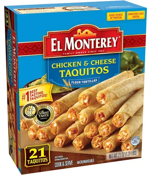 El Monterey Chicken Cheese Taquitos