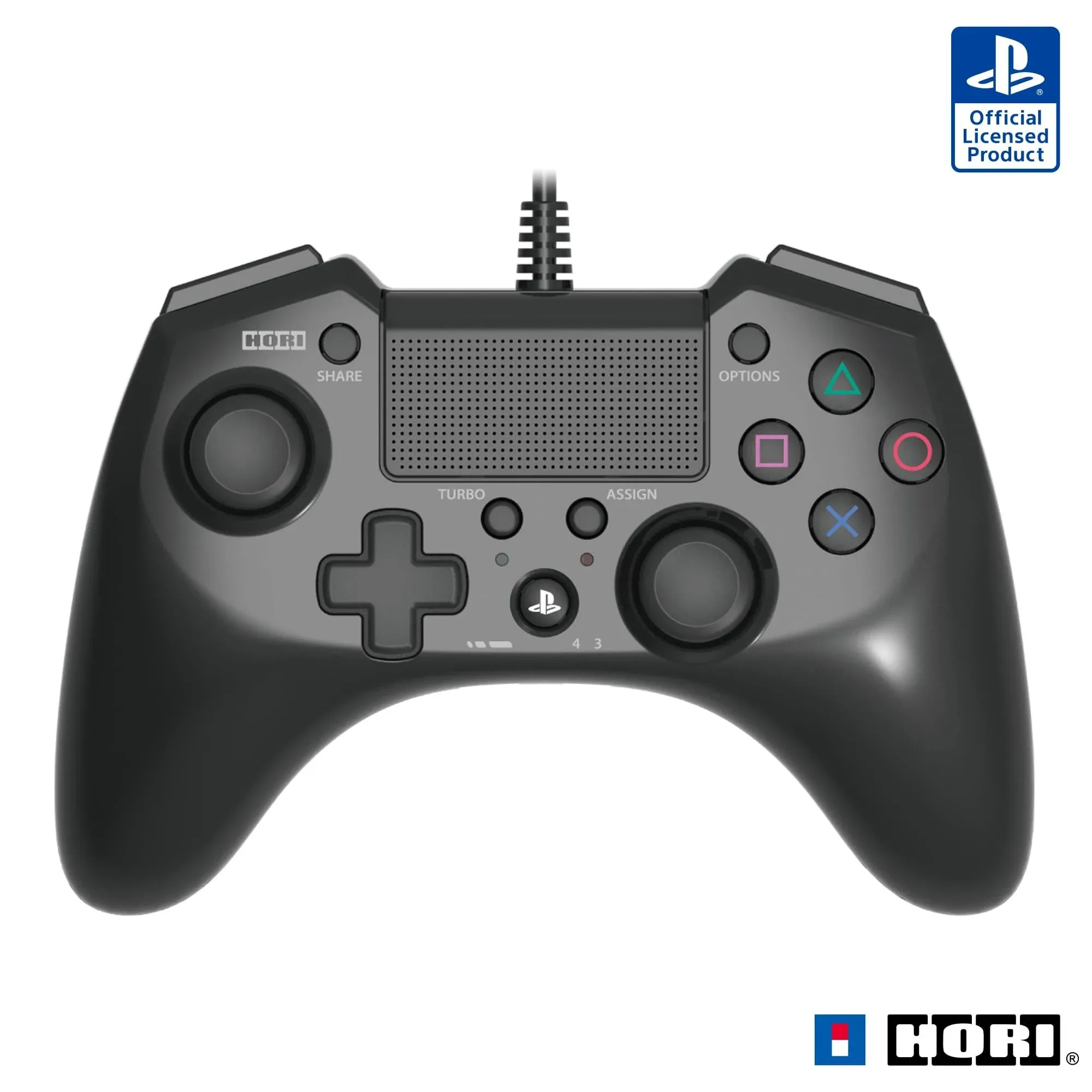 HORI Ps4 HORI pad Fps Plus Wired Controller Playstation 4 Black