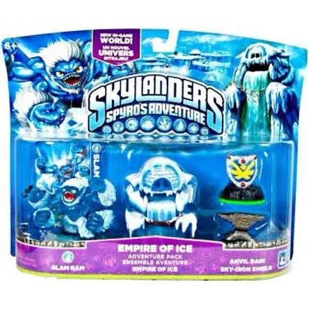 Skylanders Spyro's Adventure Empire Of Ice Slam Bam Anvil Rain Sky-Iron