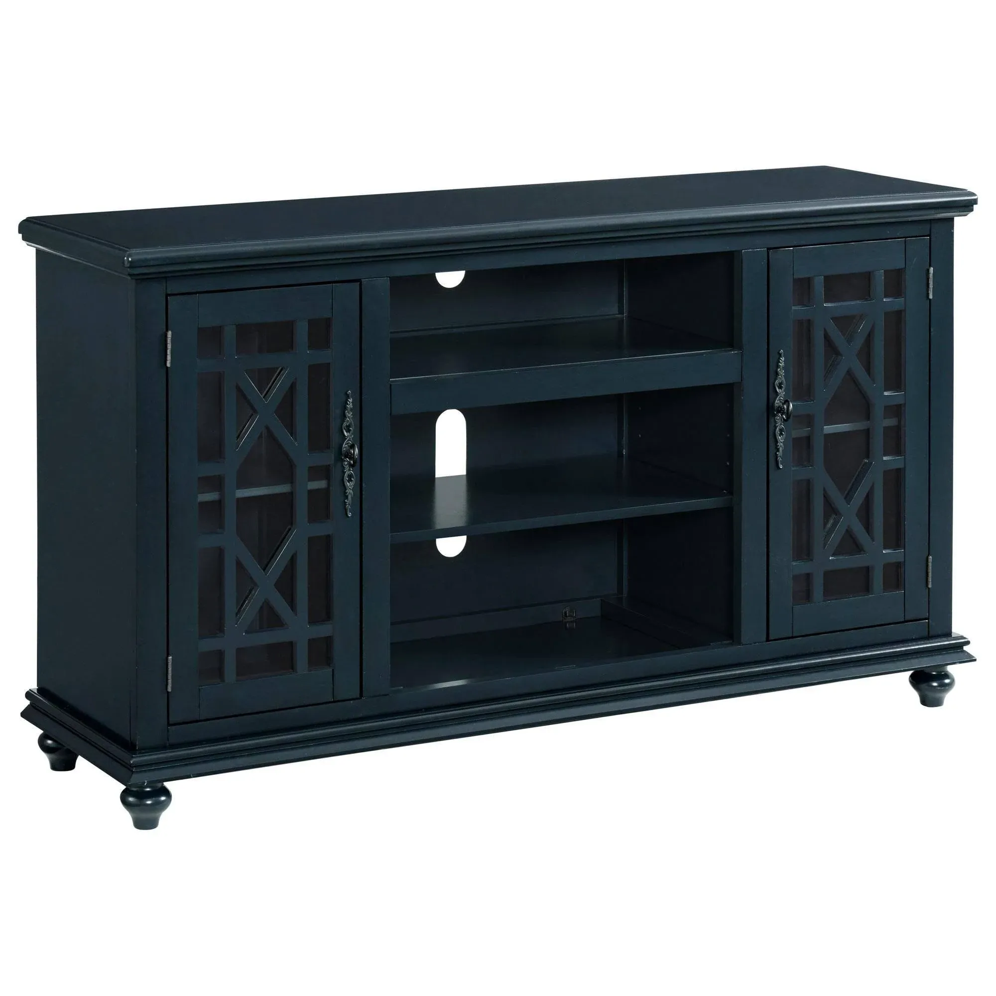 Martin Svensson Home Elegant 2 Door Catalina Blue 63&#034; TV Stand