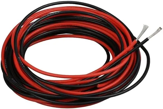 BNTECHGO 20 Gauge Silicone Wire 10 ft red and 10 ft Black Flexible 20 AWG Stranded Tinned Copper Wire