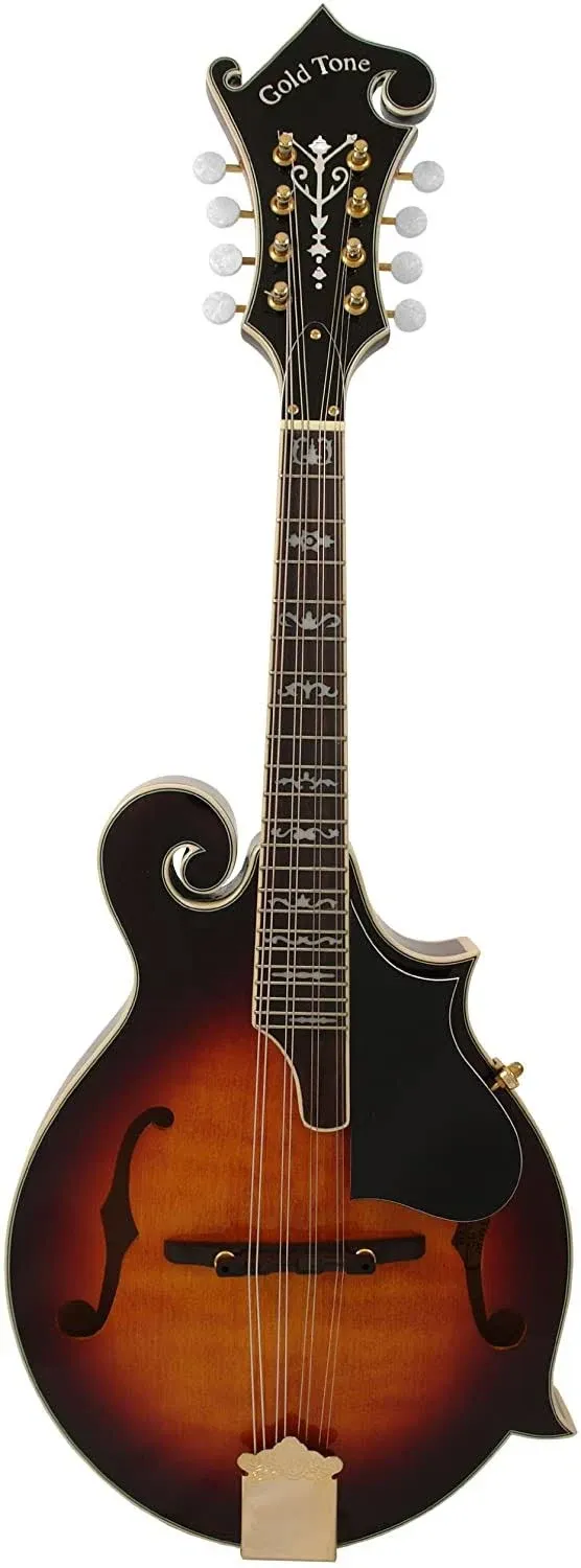 Gold Tone GM-70+ F-Style Mandolin Tobacco Sunburst