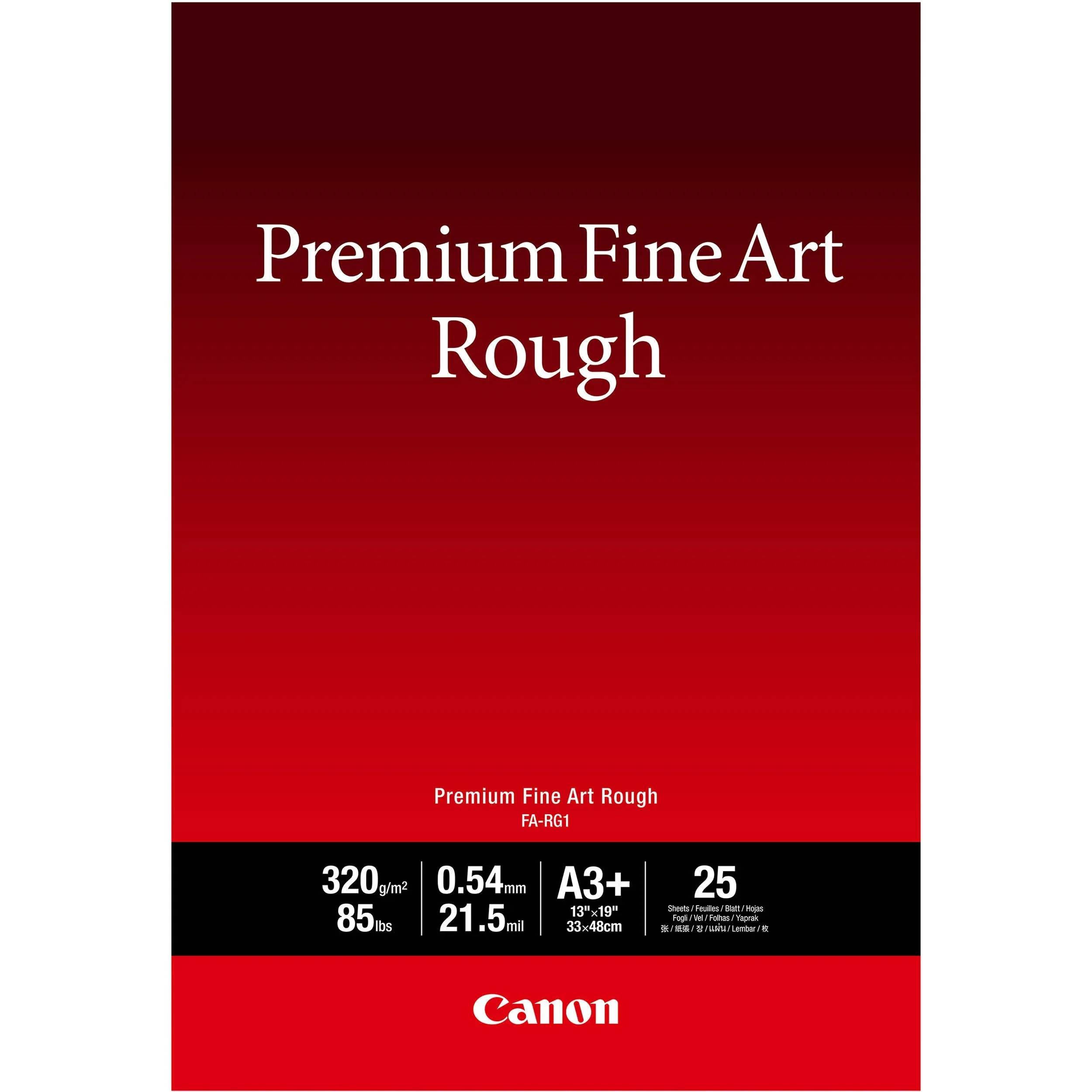 Canon Premium Fine Art Rough Photo Paper (8.5X11In, 25 Sheets)