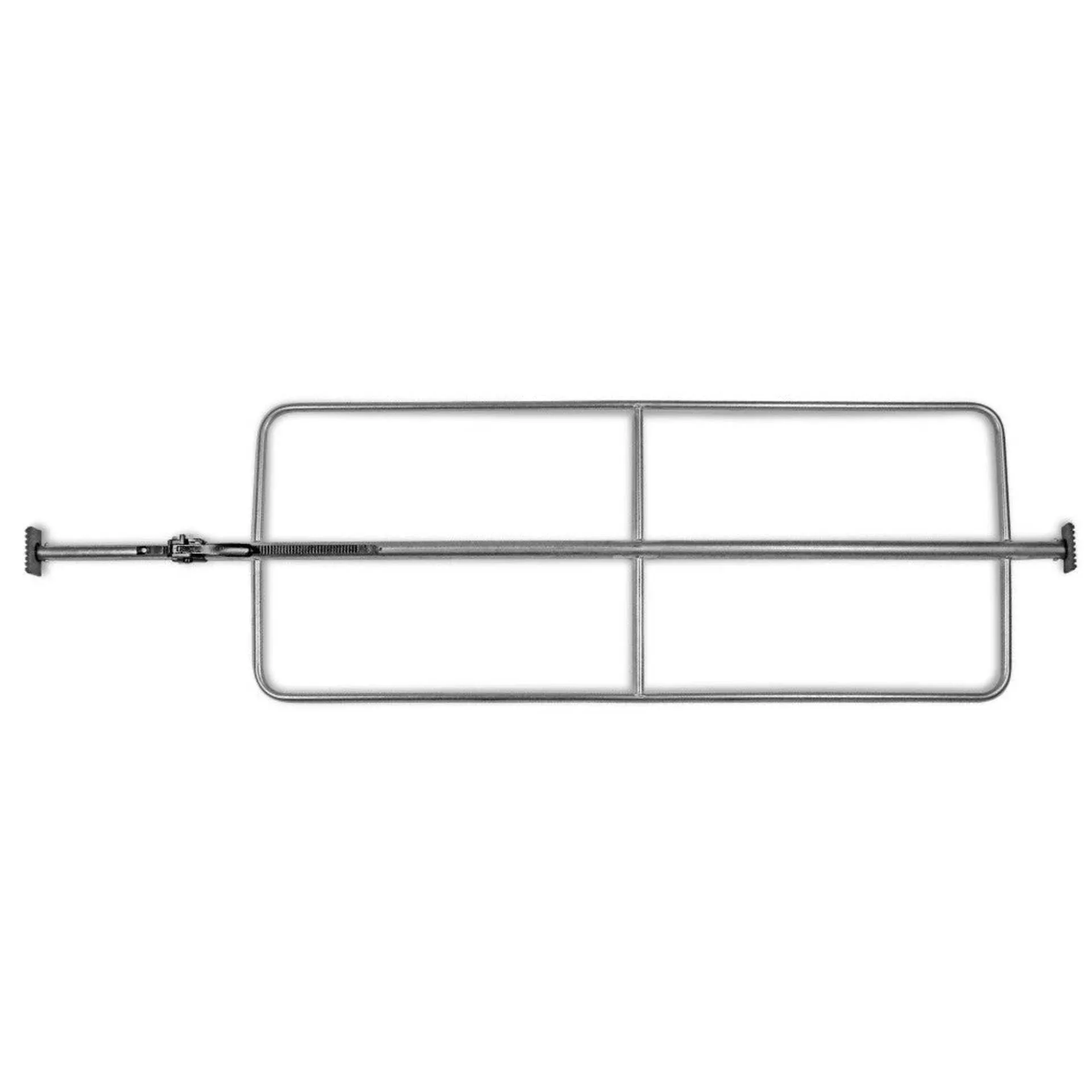 89"-104" Steel Load Lock Bar With Cargo Restraint Hoops