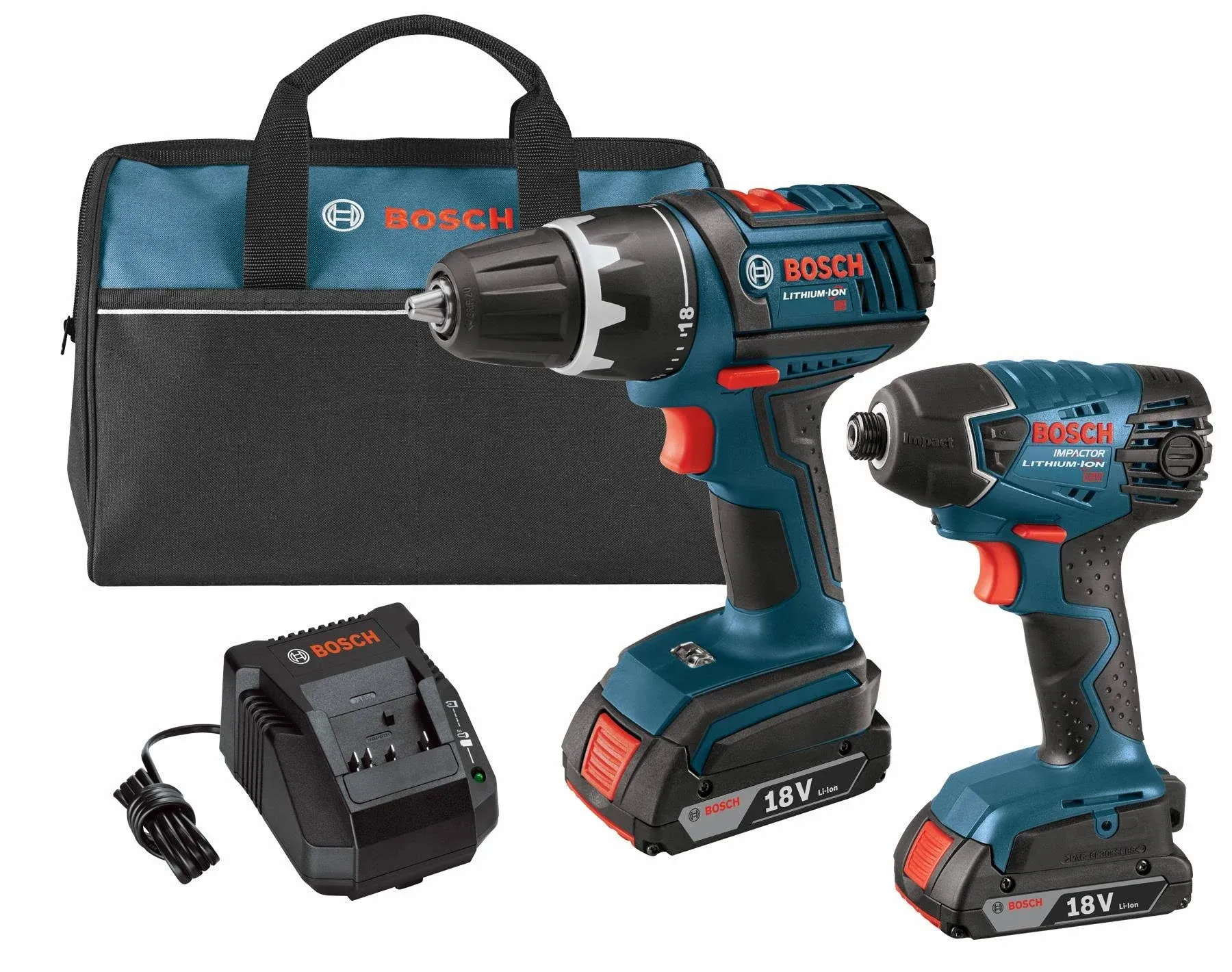 Bosch CLPK232-181 18V 2-Tool Combo Kit (Drill/Driver Impact Driver)