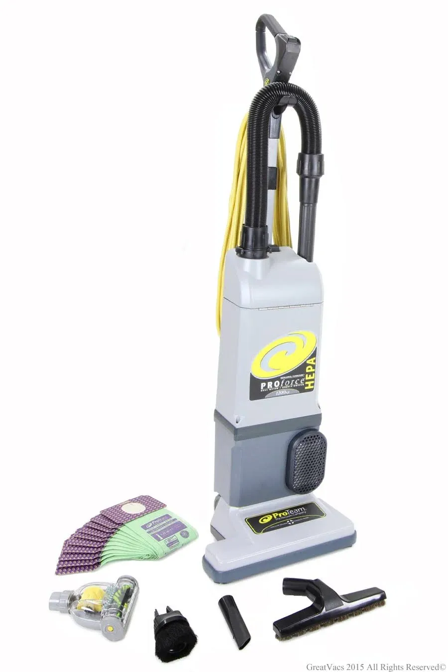 ProTeam ProForce 1200XP HEPA Upright Vacuum Cleaner