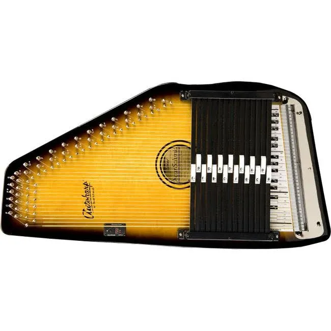 Autoharp by Oscar Schmidt OS15B "The Berkshire" 15-Chord 36-String Autoharp w/Gig Bag, Tools - Maple Body with Sunburst Finish