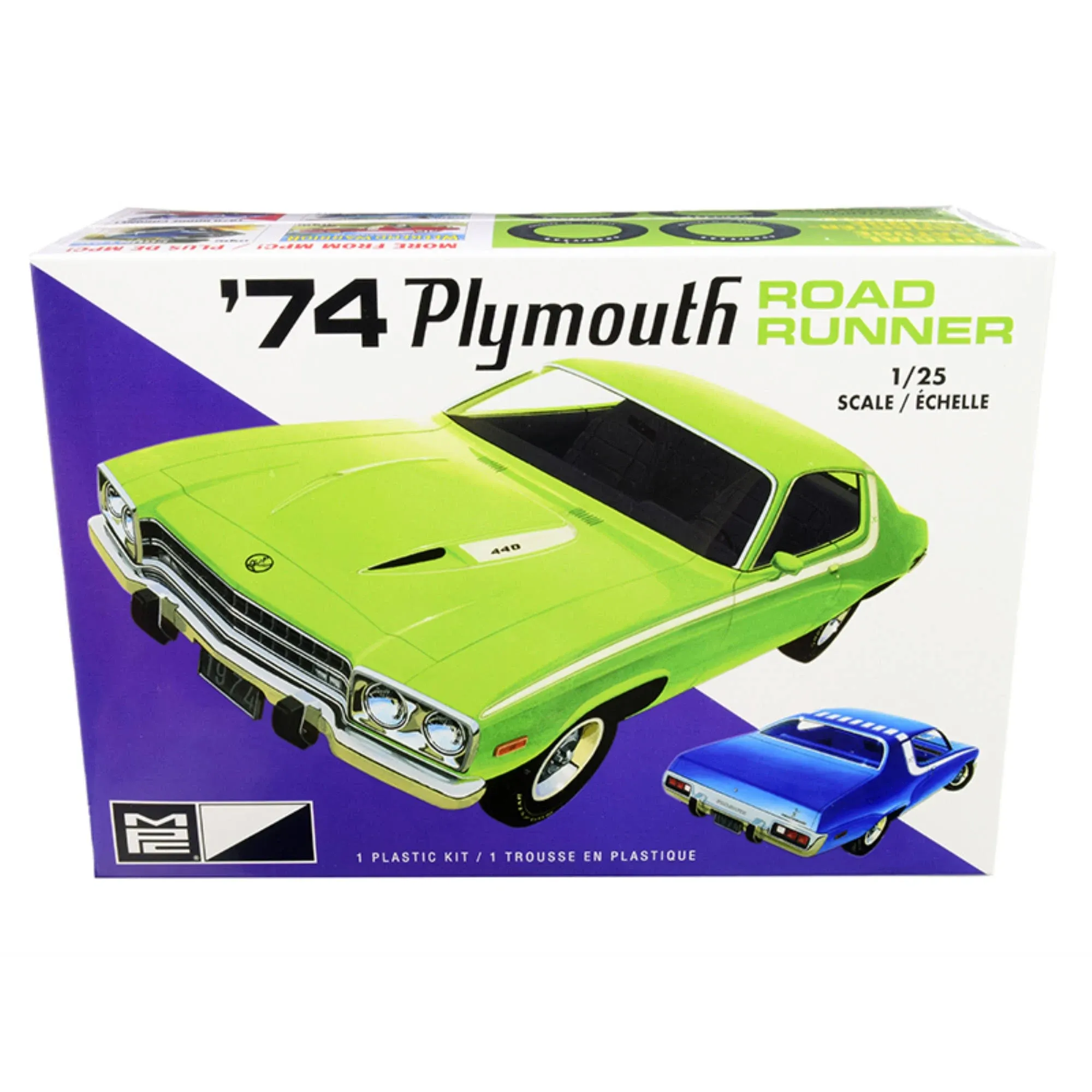 Mpc Models 1974 Plymouth Road Runner Car Model Kit