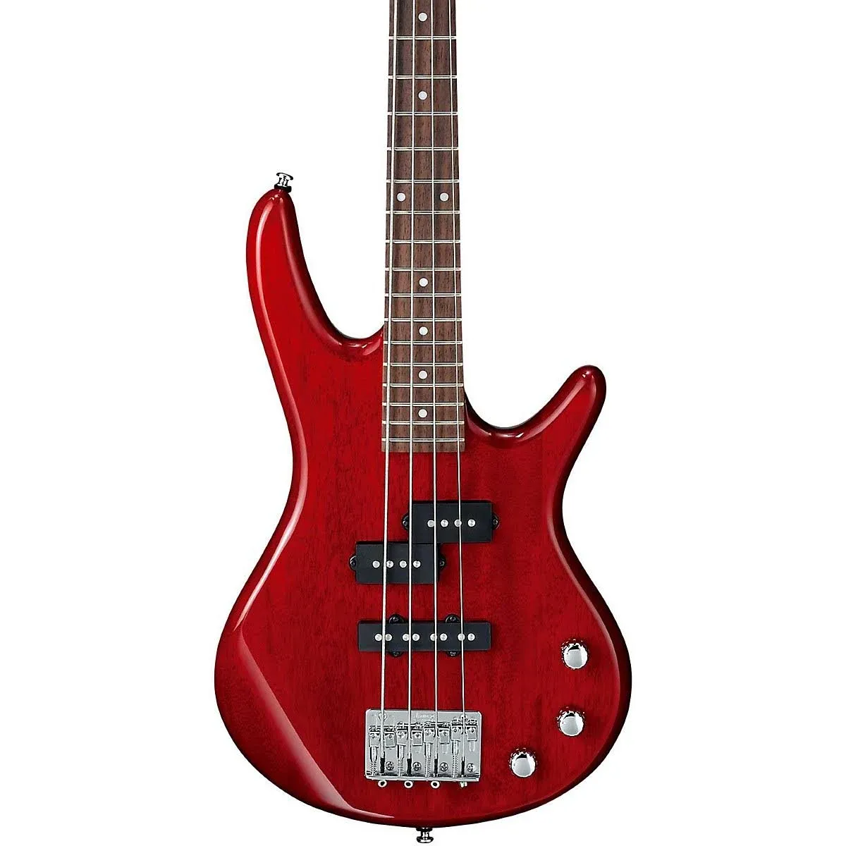 Ibanez GSRM20 Mikro Short-Scale Bass Guitar Transparent Red Rosewood