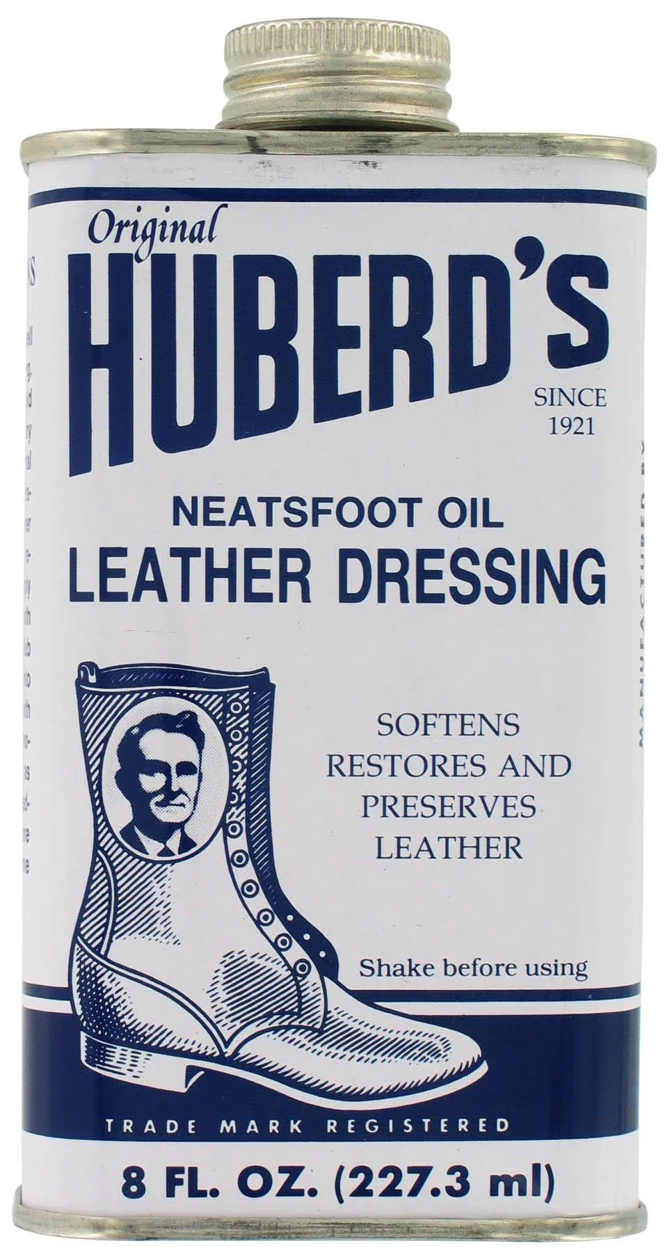 Huberd&#039;s Leather Dressing with Neatsfoot Oil (8 oz)