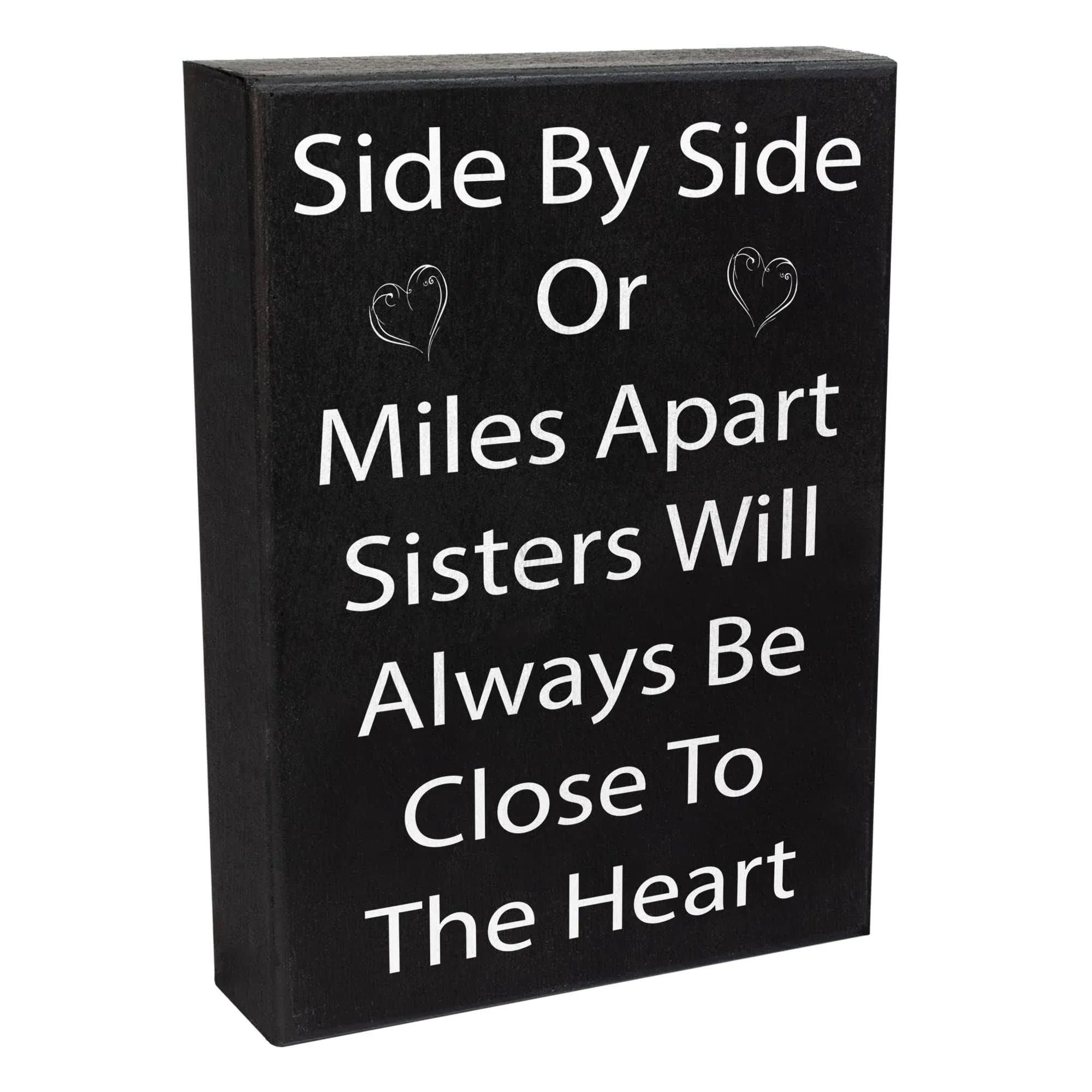 JennyGems Sister Gifts from Sisters, Side by Side or Miles Apart Sisters Will ...